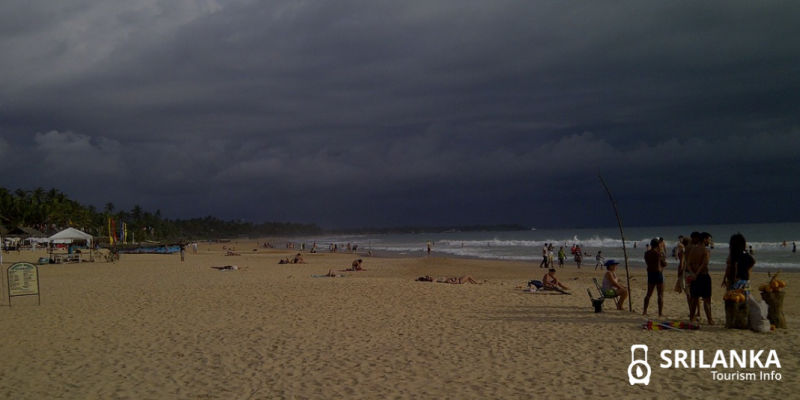 Hikkaduwa Beach in Sri Lanka