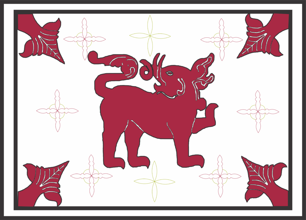old flag of sri lanka