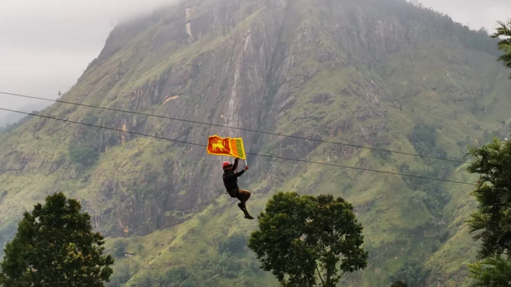 Ziplining at Flying Ravana