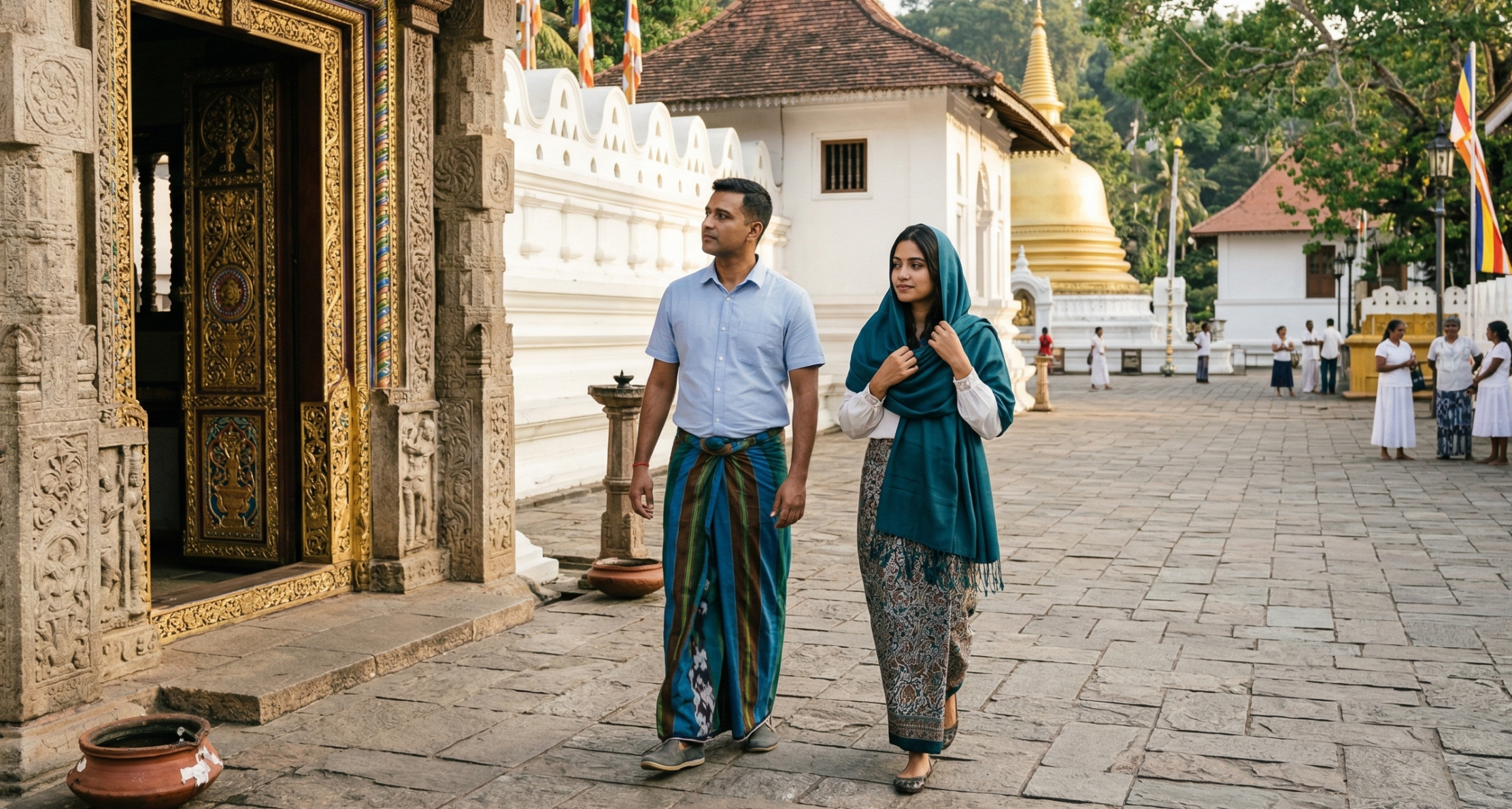 Sarong or Pashmina for Temple Visits